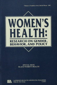 Cover image: Black Women's Health 1st edition 9781138431249