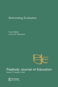 Cover image: Reevaluating Evaluation 1st edition 9780805895957