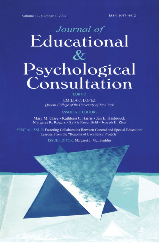 Cover image: Fostering Collaboration Between General and Special Education 1st edition 9780805895841