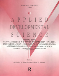 Cover image: Part I: Assessing the Impact of September 11th, 2001, on Children, Youth, and Parents in the United States 1st edition 9780805895117