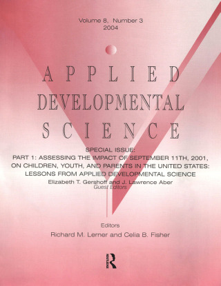 Imagen de portada: Part I: Assessing the Impact of September 11th, 2001, on Children, Youth, and Parents in the United States 1st edition 9780805895117