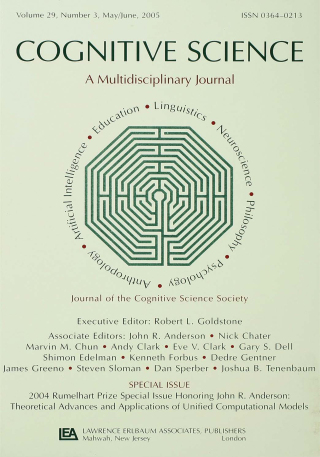 Cover image: 2004 Rumelhart Prize Special Issue Honoring John R. Anderson 1st edition 9781138411869
