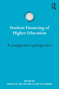 Cover image: Student Financing of Higher Education 1st edition 9781138645417