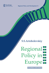 Cover image: Regional Policy in Europe 1st edition 9780117023703