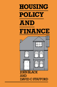 表紙画像: Housing Policy and Finance 1st edition 9780415004190