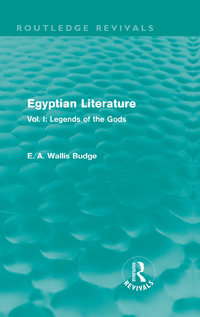 Cover image: Egyptian Literature (Routledge Revivals) 1st edition 9780415814461