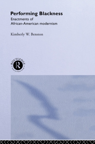 Cover image: Performing Blackness 1st edition 9780415009492