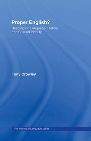 Cover image: Proper English 1st edition 9780415046787
