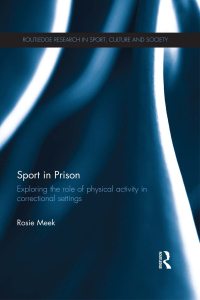 Imagen de portada: Sport in Prison 1st edition 9780415716413