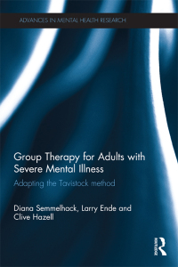 Imagen de portada: Group Therapy for Adults with Severe Mental Illness 1st edition 9780415519328