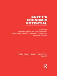 Cover image: Egypt's Economic Potential (RLE Egypt) 1st edition 9780415811200