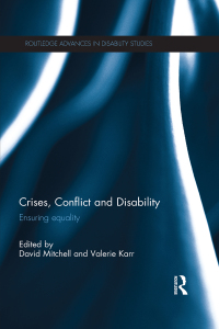 Imagen de portada: Crises, Conflict and Disability 1st edition 9780415811651