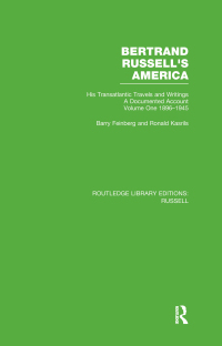 صورة الغلاف: Bertrand Russell's America 1st edition 9780415662215