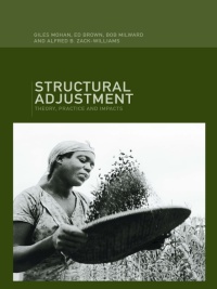 Cover image: Structural Adjustment 1st edition 9780415125222