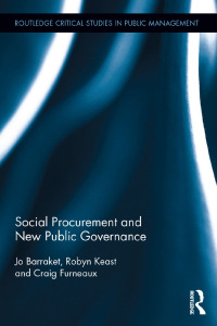 Omslagafbeelding: Social Procurement and New Public Governance 1st edition 9780415858557