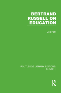 Imagen de portada: Bertrand Russell On Education 1st edition 9780415752756