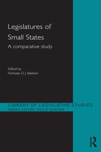 Cover image: Legislatures of Small States 1st edition 9781138830301