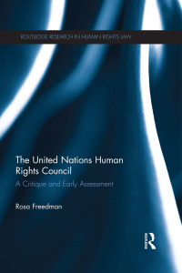 Immagine di copertina: The United Nations Human Rights Council 1st edition 9780415640329