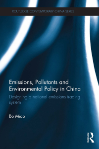 صورة الغلاف: Emissions, Pollutants and Environmental Policy in China 1st edition 9780415659574