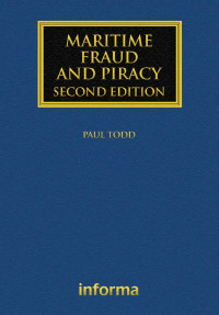 Imagen de portada: Maritime Fraud and Piracy 2nd edition 9781843118848