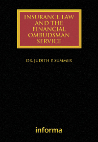 صورة الغلاف: Insurance Law and the Financial Ombudsman Service 1st edition 9781843119029