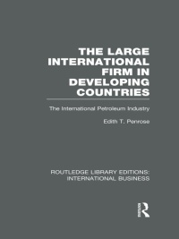 Imagen de portada: The Large International Firm (RLE International Business) 1st edition 9780415658430