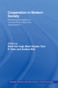 Imagen de portada: Cooperation in Modern Society 1st edition 9780415758222