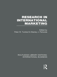 Imagen de portada: Research in International Marketing (RLE International Business) 1st edition 9781138007949