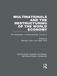 Cover image: Multinationals and the Restructuring of the World Economy (RLE International Business) 1st edition 9780415658089