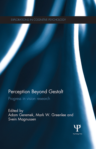 Cover image: Perception Beyond Gestalt 1st edition 9780415658010