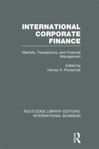 Imagen de portada: International Corporate Finance (RLE International Business) 1st edition 9780415657709