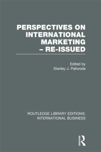 Imagen de portada: Perspectives on International Marketing - Re-issued (RLE International Business) 1st edition 9780415657693
