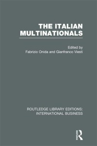 Imagen de portada: The Italian Multinationals (RLE International Business) 1st edition 9780415752084