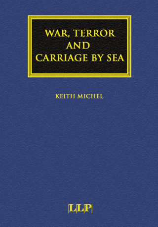 Imagen de portada: War, Terror and Carriage by Sea 1st edition 9781843113249