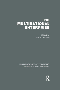 Cover image: The Multinational Enterprise (RLE International Business) 1st edition 9780415752008