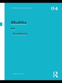 Titelbild: Bhabha for Architects 1st edition 9780415477451