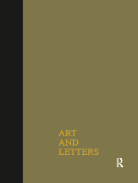 Imagen de portada: Art & Letters July-Winter 1918 1st edition 9780415761062