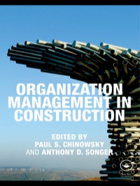 صورة الغلاف: Organization Management in Construction 1st edition 9780415572576