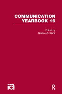 Omslagafbeelding: Communication Yearbook 16 1st edition 9780415876957