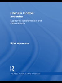 表紙画像: China's Cotton Industry 1st edition 9780415552370