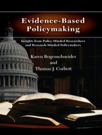 Omslagafbeelding: Evidence-Based Policymaking 1st edition 9780415805834