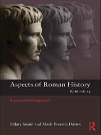Cover image: Aspects of Roman History 82BC-AD14 1st edition 9780415496933