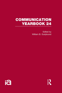 Titelbild: Communication Yearbook 24 1st edition 9780415873123