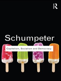 Cover image: Capitalism, Socialism and Democracy 1st edition 9781138129245