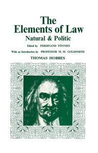 Cover image: Elements of Law, Natural and Political 1st edition 9781138968578