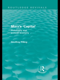 Cover image: Marx's 'Capital' (Routledge Revivals) 1st edition 9781138874107