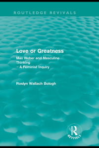 Titelbild: Love or greatness (Routledge Revivals) 1st edition 9780415570749