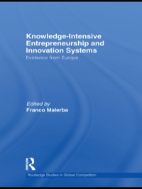 Cover image: Knowledge-Intensive Entrepreneurship and Innovation Systems 1st edition 9780415745246