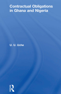 Cover image: Contractual Obligations in Ghana and Nigeria 1st edition 9781138971776
