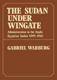 Imagen de portada: Sudan Under Wingate 1st edition 9780714626123